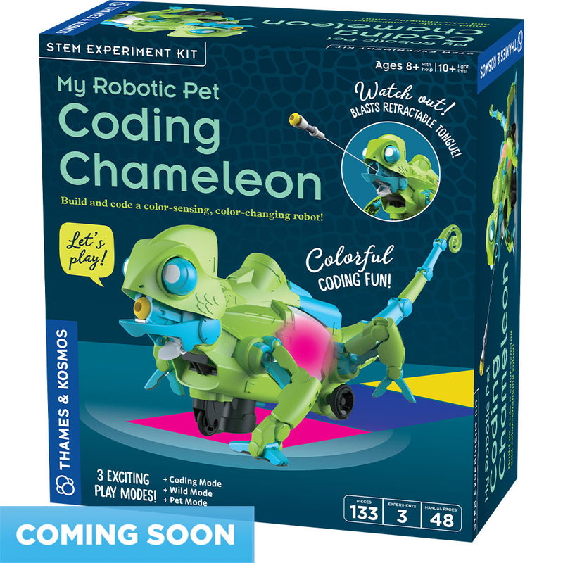 My Robotic Pet: Coding Chameleon - COMING FALL 2025 STEM Thames & Kosmos