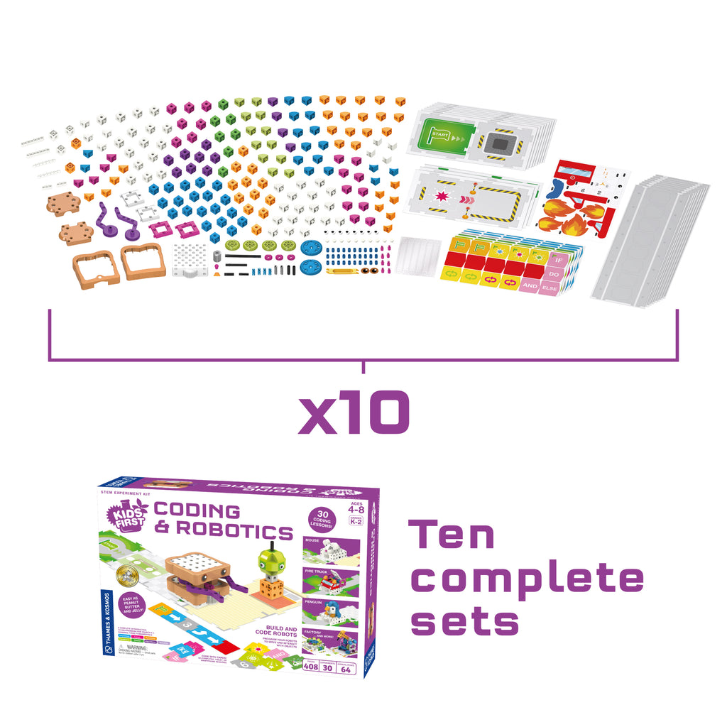 Kids First Coding & Robotics - Classroom Bundle 10-Pack STEM Thames & Kosmos   