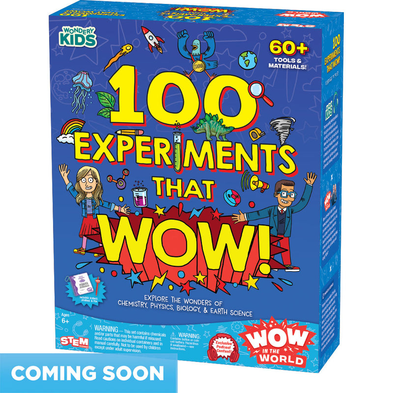 Wow in the World: 100 Experiments That WOW! - COMING FALL 2025 STEM Thames & Kosmos