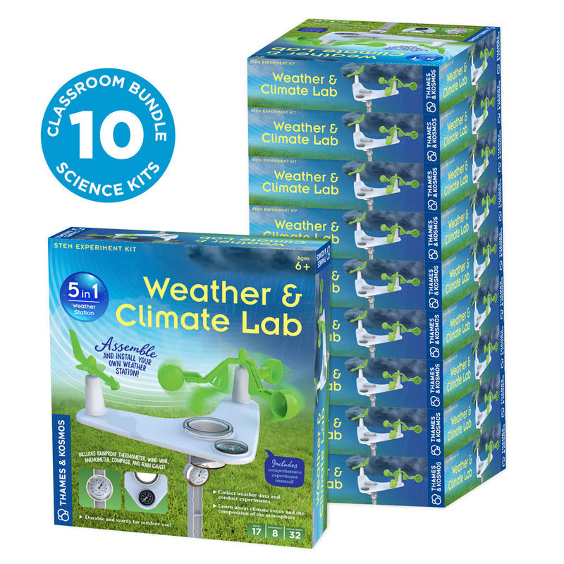 Weather & Climate Lab - Classroom Bundle 10-Pack STEM Thames & Kosmos   