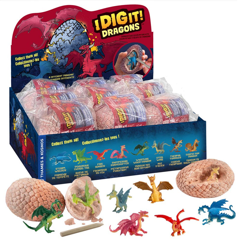 I Dig It! Dragons - Dragon Egg 18-Piece Gift Set - 2L STEM Thames & Kosmos   