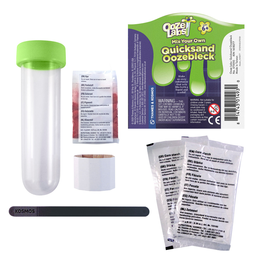 Ooze Labs 10: Quicksand Oozebleck | Bundle of Six STEM Thames & Kosmos   