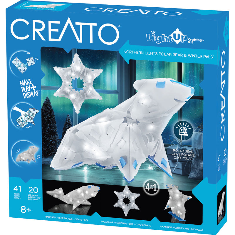 Creatto: Northern Lights Polar Bear & Winter Pals Light-Up 3D Puzzles Thames & Kosmos   